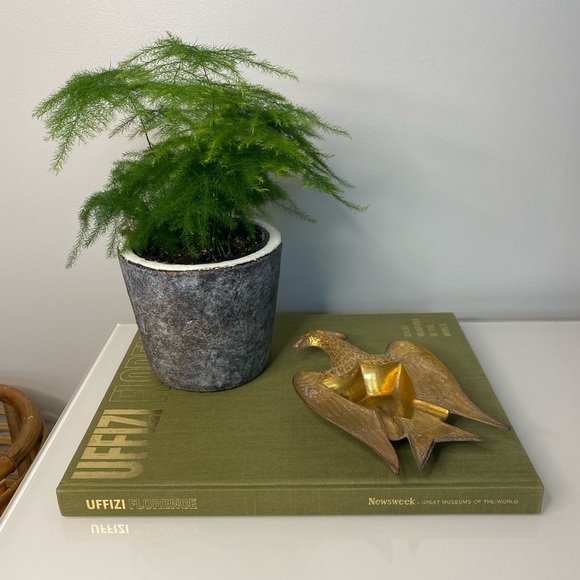 ANTIQUE Brass Eagle Ash Tray -India - Picture 2 of 9